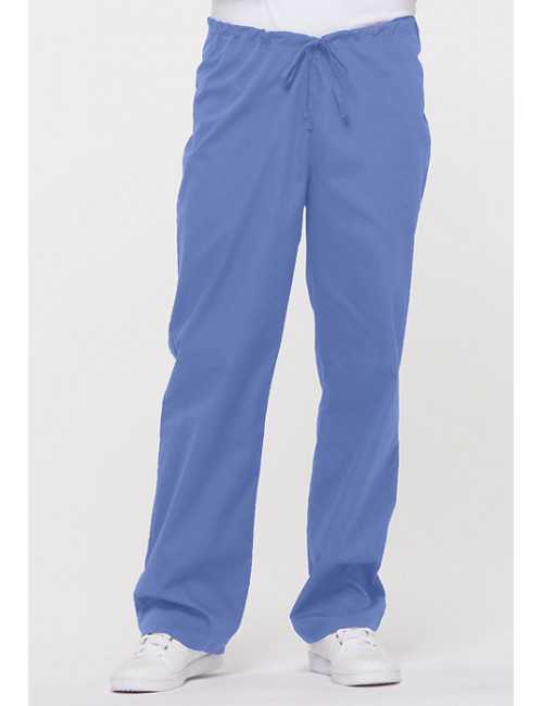 Pantalon médical Unisexe Cordon, Dickies, Collection "EDS signature" (83006) bleu ciel vue face