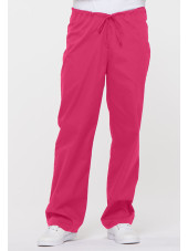 Pantalon médical Unisexe Cordon, Dickies, Collection "EDS signature" (83006) fuchsia vue face