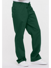 Pantalon médical Unisexe Cordon, Dickies, Collection "EDS signature" (83006) vert chirurgien vue droit