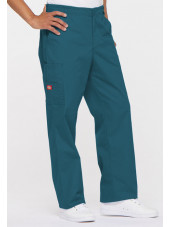 Pantalon Médical homme, Dickies, "EDS signature" (81006) vert caraïbe coté gauche