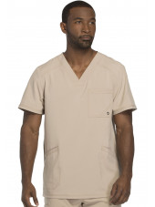 Blouse Médicale Homme Antibactérienne Cherokee, Collection "Infinity" (CK900A) beige face