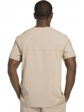 Blouse Médicale Homme Antibactérienne Cherokee, Collection "Infinity" (CK900A) beige dos