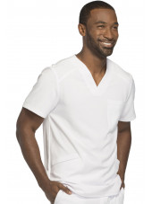 Blouse Médicale Homme Antibactérienne Cherokee, Collection "Infinity" (CK900A) blanc face