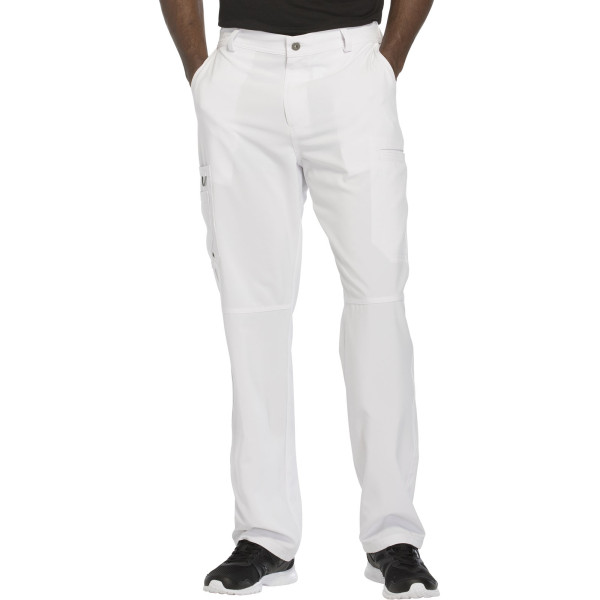 Pantalon à bouton homme, Cherokee, Collection "Infinity" (CK200A) blanc face