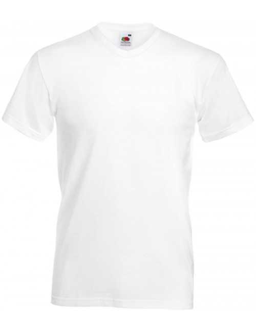 Men's V-neck T-shirt "Fruit of the loom", (SC22VC)