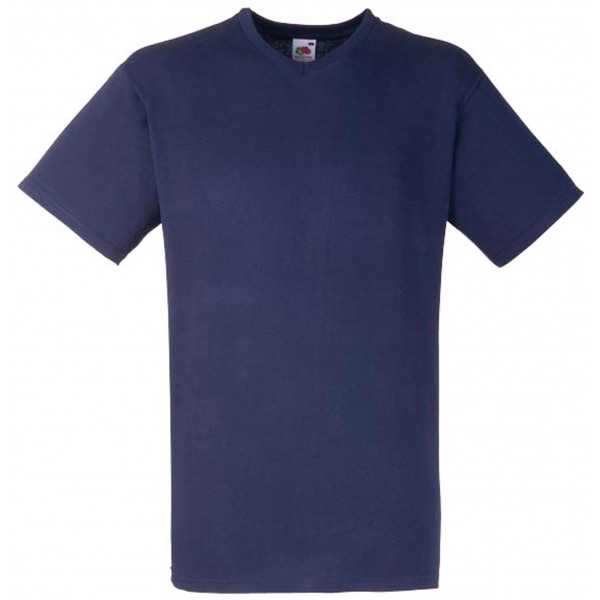 Men's V-neck T-shirt "Fruit of the loom", (SC22VC)