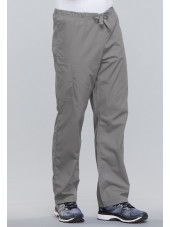 Pantalon médical cordon Unisexe, Cherokee Workwear Originals (4100) gris clair coté