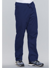 Pantalon médical cordon Unisexe, Cherokee Workwear Originals (4100) bleu marine coté