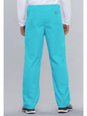 Pantalon médical cordon Unisexe, Cherokee Workwear Originals (4100) turquoise dos