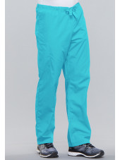 Pantalon médical cordon Unisexe, Cherokee Workwear Originals (4100) turquoise coté