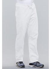 Pantalon médical cordon Unisexe, Cherokee Workwear Originals (4100) blanc droite
