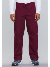Pantalon médical cordon Unisexe, Cherokee Workwear Originals (4100) bordeaux face