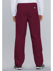 Pantalon médical cordon Unisexe, Cherokee Workwear Originals (4100) bordeaux dos