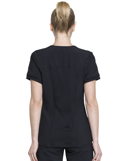 Blouse médicale femme Antibactérienne, Cherokee, Collection "Infinity" (CK810A) noir dos