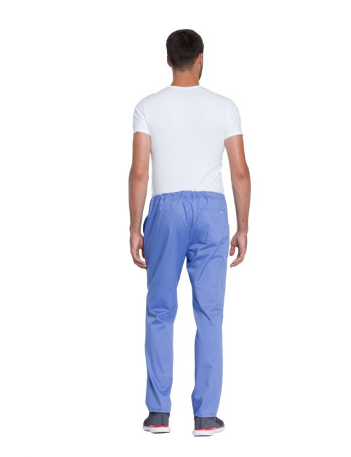 Pantalon médical, unisexe, Dickies, Collection "Genuine" (GD120) ciel dos ensemble