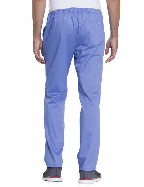 Pantalon médical, unisexe, Dickies, Collection "Genuine" (GD120) ciel dos