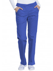 Pantalon médical, femme, Dickies, Collection "Genuine" (GD100) bleu royal face