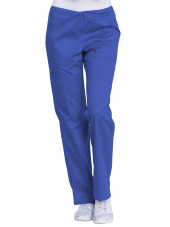 Pantalon médical, femme, Dickies, Collection "Genuine" (GD100) bleu royal face 2