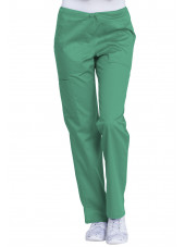 Pantalon médical, femme, Dickies, Collection "Genuine" (GD100) vert face 2