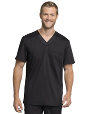 Tunique médicale homme, Cherokee "Revolution " (WW755AB) noir face