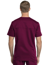 Tunique médicale homme, Cherokee "Revolution " (WW755AB) bordeaux dos