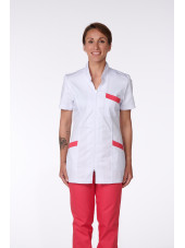 Blouse Médicale, Femme, Bicolore, Trendy, Camille Lavandie (2613)