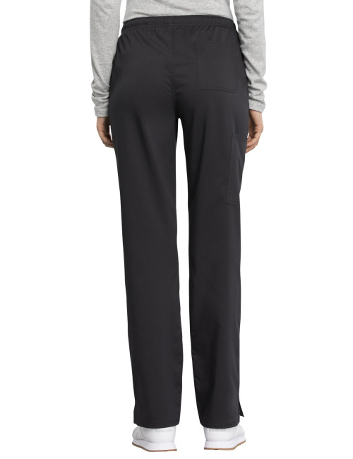 Pantalon médical femme, Cherokee "Revolution tech" (WW235AB) noir dos