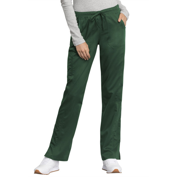 Pantalon médical femme, Cherokee "Revolution tech" (WW235AB) vert face