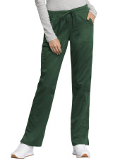 Pantalon médical femme, Cherokee "Revolution tech" (WW235AB) vert face