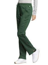 Pantalon médical femme, Cherokee "Revolution tech" (WW235AB) vert coté