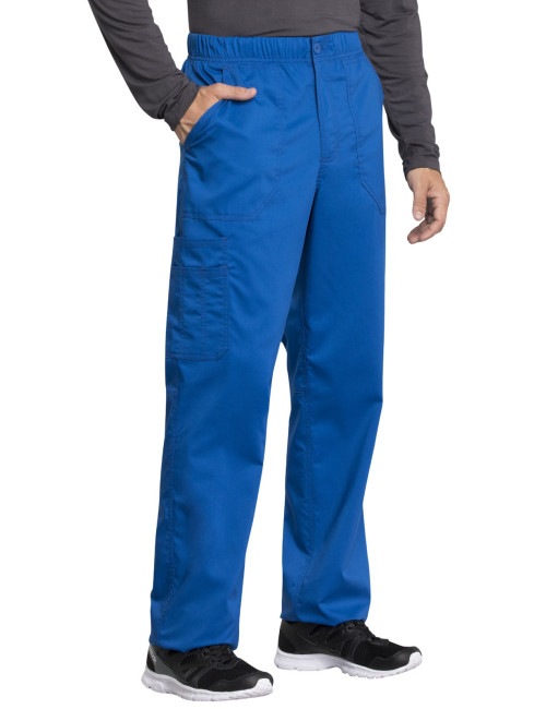 Pantalon médical homme, Cherokee "Revolution tech" (WW250AB) bleu royal coté