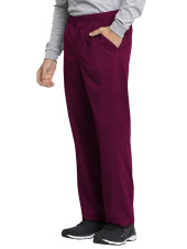 Pantalon médical homme, Cherokee "Revolution tech" (WW250AB) bordeaux droite