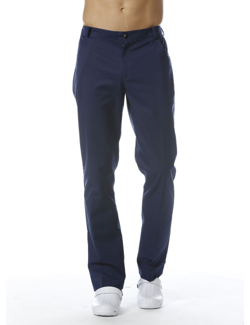 Pantalon Médical Homme Sweety, couleur Jaune Tournesol, vue de face, Camille Lavandie (281)