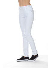 Pantalon médical femme "Estelle", Clinic dress vue coté