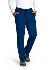 Pantalon médical homme, couleur bleu marine vue de face, collection "Grey's Anatomy Stretch" (GRSP507-)