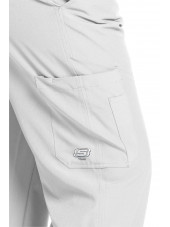 Pantalon médical homme, couleur blanc vue de détail, collection "Skechers" (SK0215-)