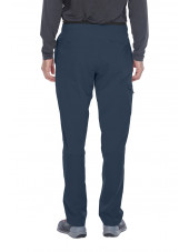 Pantalon médical homme, couleur gris anthracite vue de dos, collection "Barco One Wellness" (BWP508-)