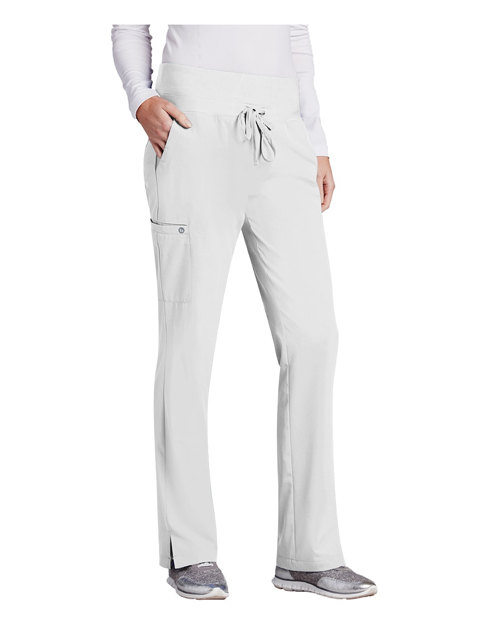 Pantalon Médical Adar Pro Pour Femme - Coupe Ajustée - Tissu Extensible - 4 Poches - Pour Professionnelles De Santé