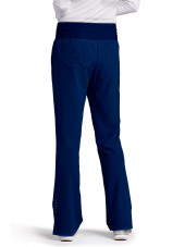 Pantalon médical femme, couleur bleu marine vue de dos, Barco One (5206)