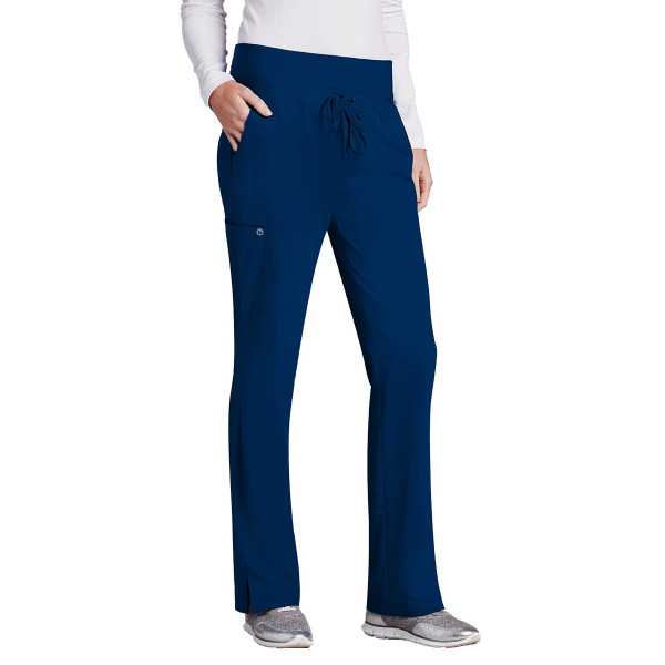 Pantalon médical femme, couleur bleu marine vue de face, Barco One (5206)