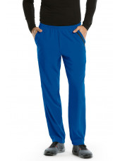Pantalon médical homme, couleur bleu royal vue de face Barco One (0217)