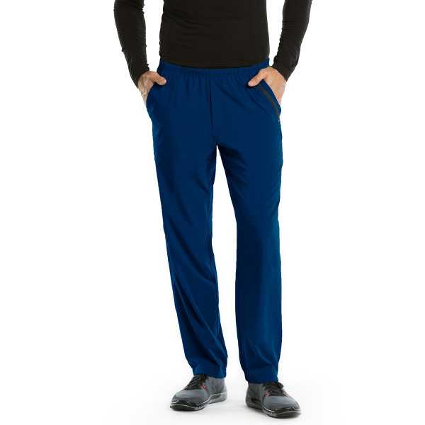 Pantalon médical homme, couleur bleu marine vue de face Barco One (0217)