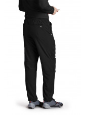 Pantalon médical homme, couleur noir vue de dos Barco One (0217)