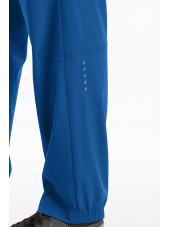 Pantalon médical homme, couleur bleu royal vue détail Barco One (0217)