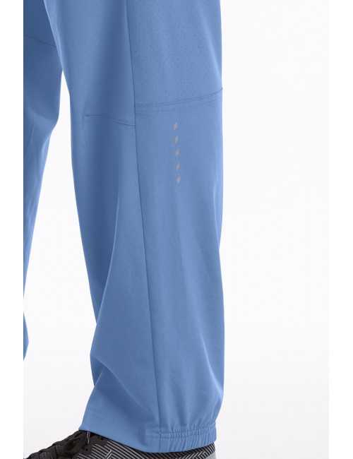 Pantalon médical homme, couleur bleu ciel vue détail Barco One (0217)