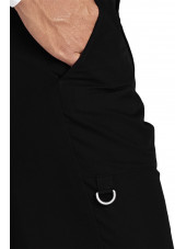 Pantalon homme, Barco, couleur noir vue détail, collection "Grey's Anatomy" (0203-)