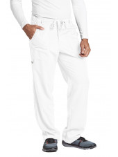 Pantalon homme, Barco, couleur blanc vue de face, collection "Grey's Anatomy" (0203-)