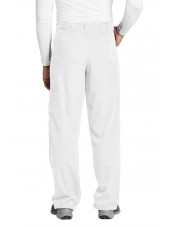 Pantalon homme, Barco, couleur blanc vue de dos, collection "Grey's Anatomy" (0203-)
