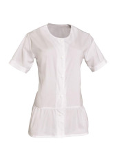 Blouse médicale Femme blanche manches courtes Marina, SNV