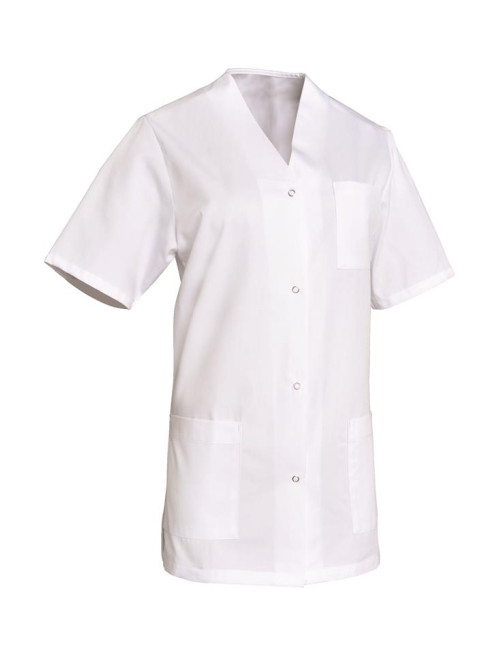 Blouse médicale Femme blanche manches courtes Marina, SNV